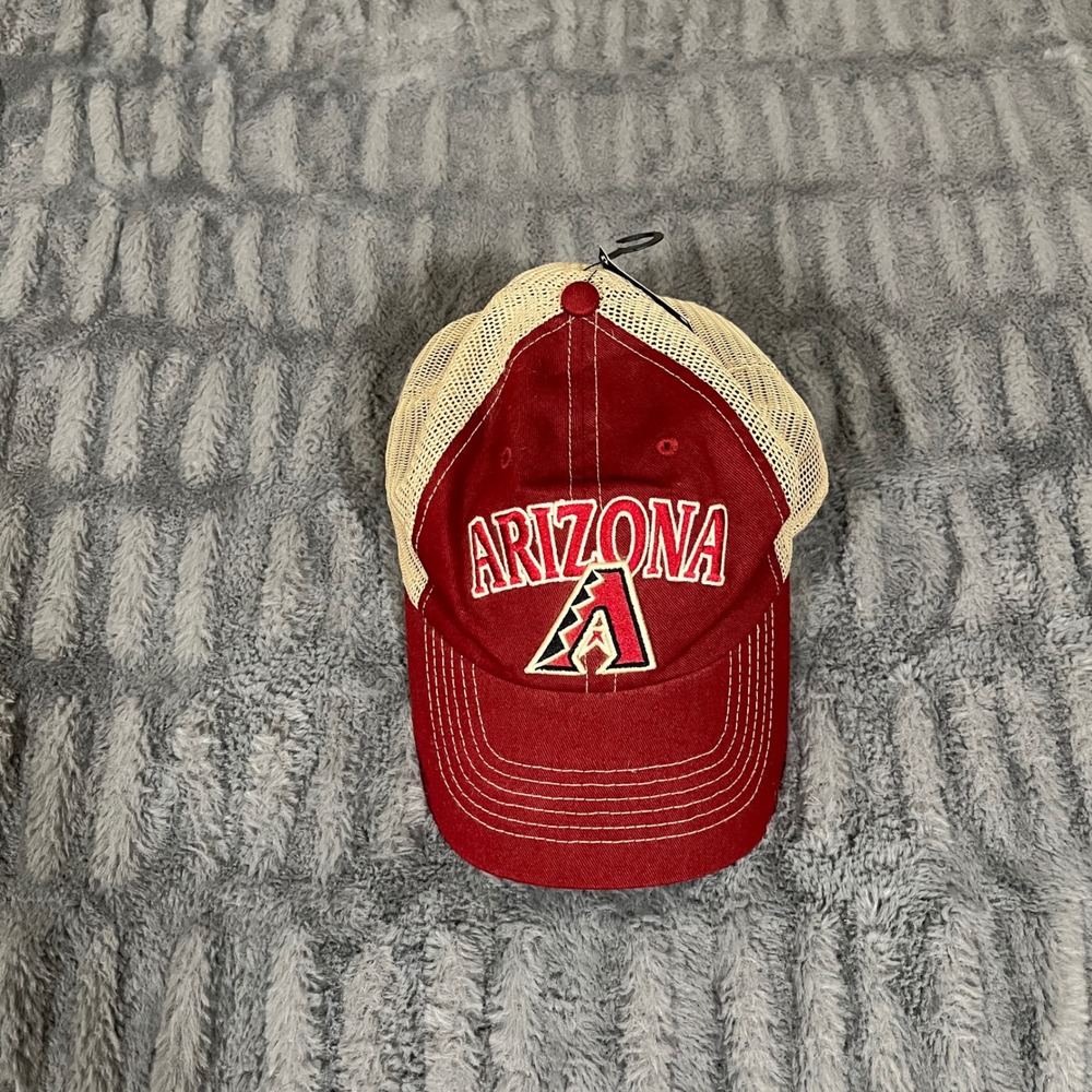 Fan Favorite Arizona Diamondbacks MLB Trucker Hat Maroon Tan Snapback‎ AM381